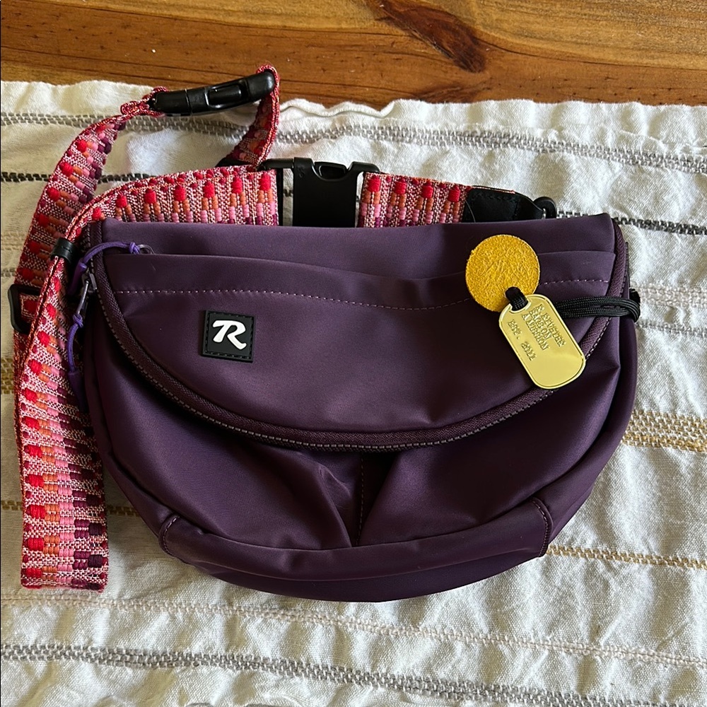 R. Riveter Purple Nylon Reveille Crossbody